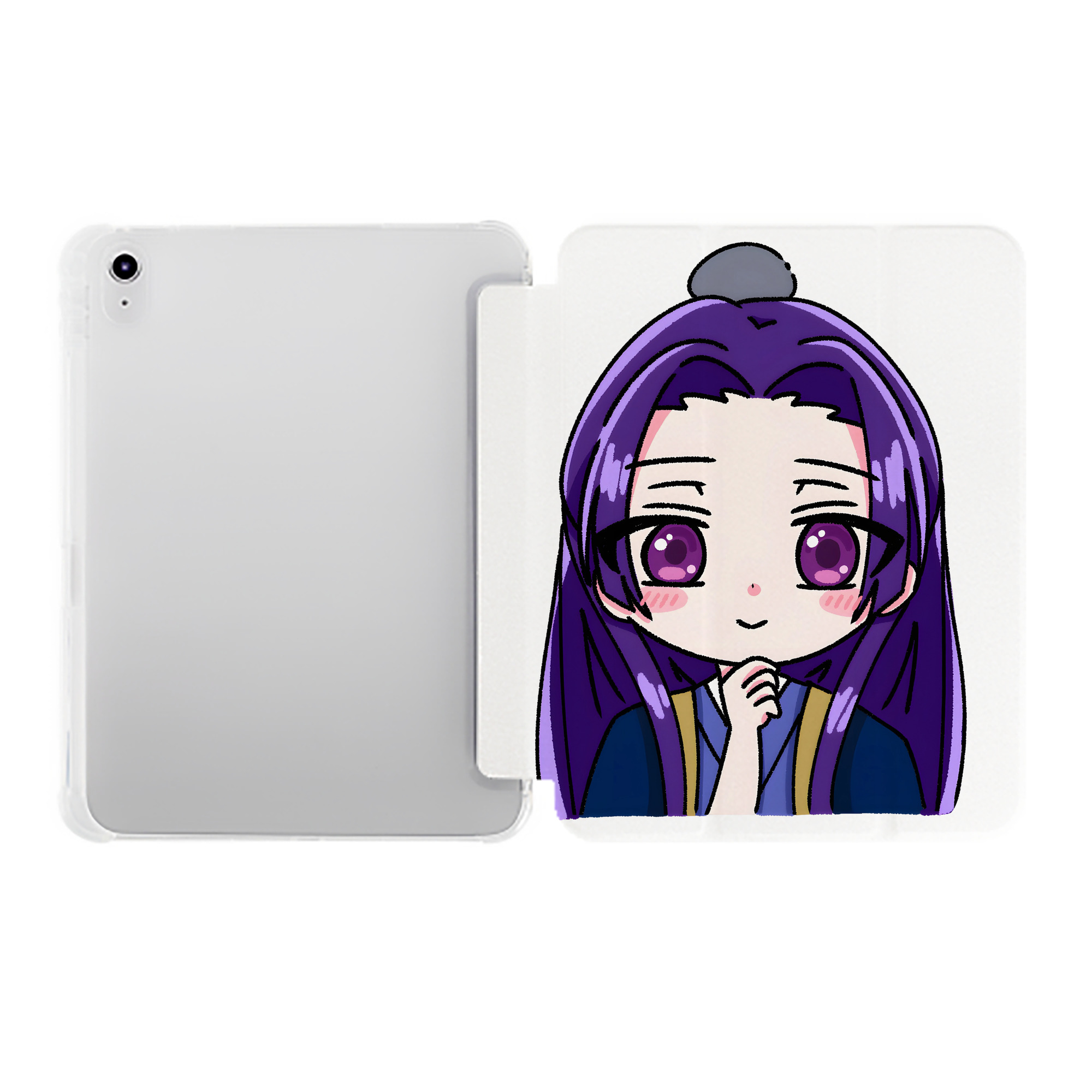 （画像用） 薬屋のひとりごと The Apothecary Diaries IPad ケース ペン収納付き 三つ折りスタンド PUレザー×シリコン 対応機種9.5/10.5/10.9インチ